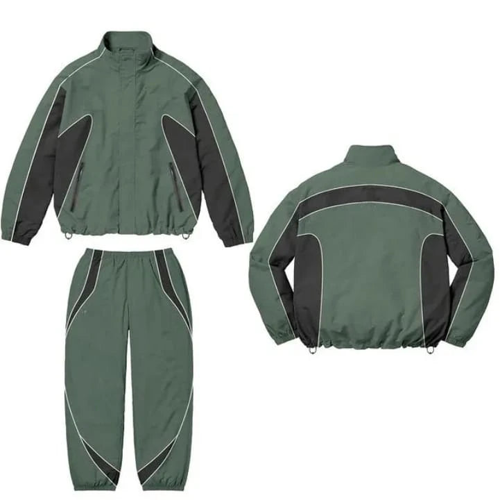 Nylon Zipper tracksuit Summer Clothing for Men and Women