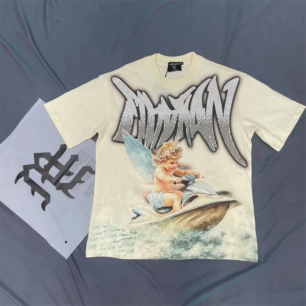 Oversized Streetwear T-Shirt — Urban Graphic Tee — Men