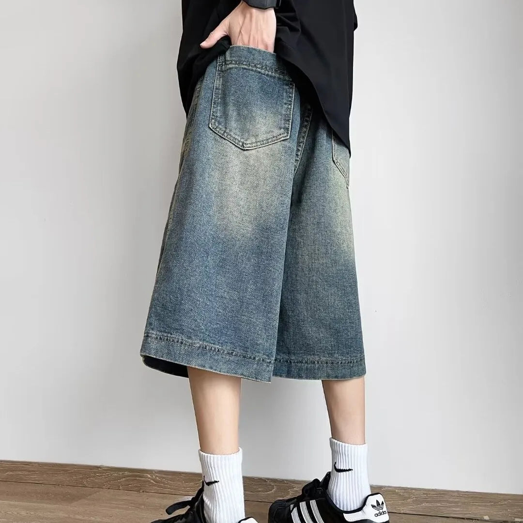 Retro Hip-Hop Loose Shorts — Streetwear — Unisex