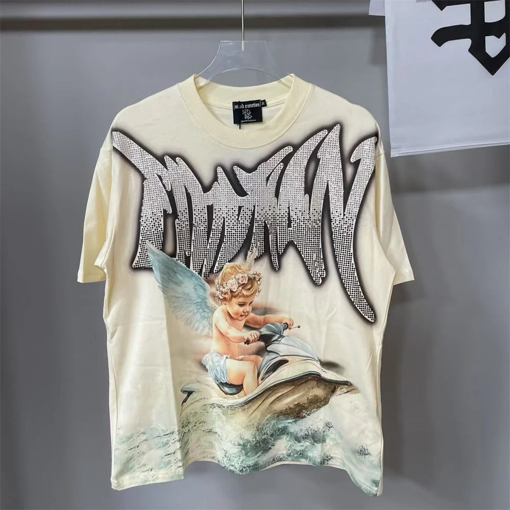Oversized Streetwear T-Shirt — Urban Graphic Tee — Men