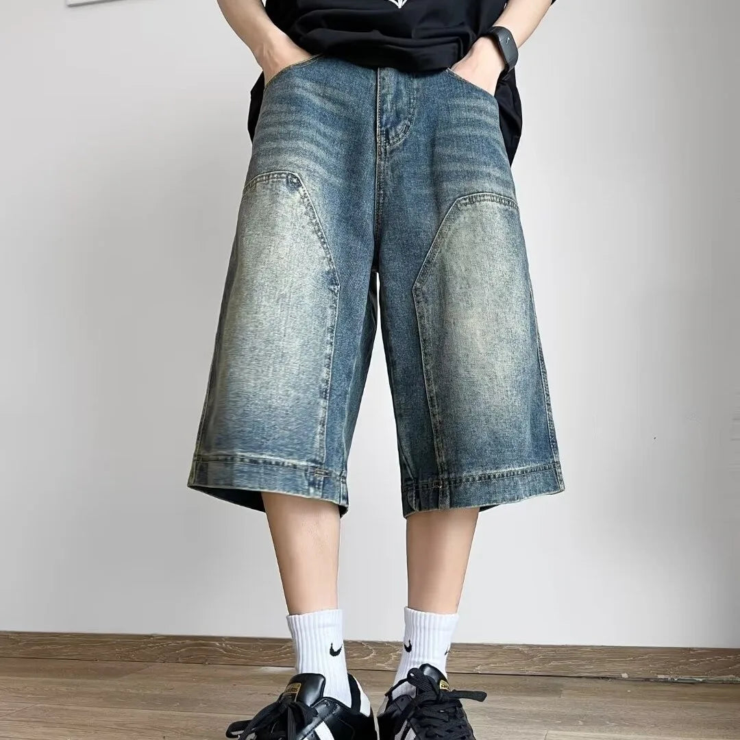 Retro Hip-Hop Loose Shorts — Streetwear — Unisex
