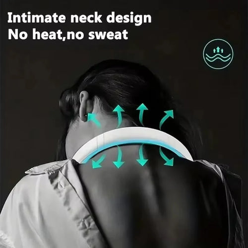 Fan Long Battery Neck Portable, Mini Summer Sport Fan