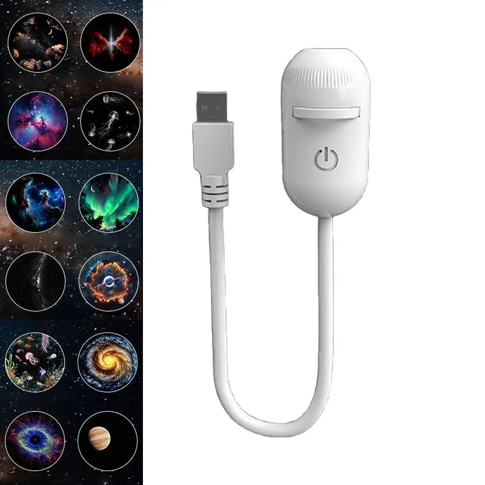 Galaxy Projector Night Light — LED Starry Sky Lamp — Home & Party Decor