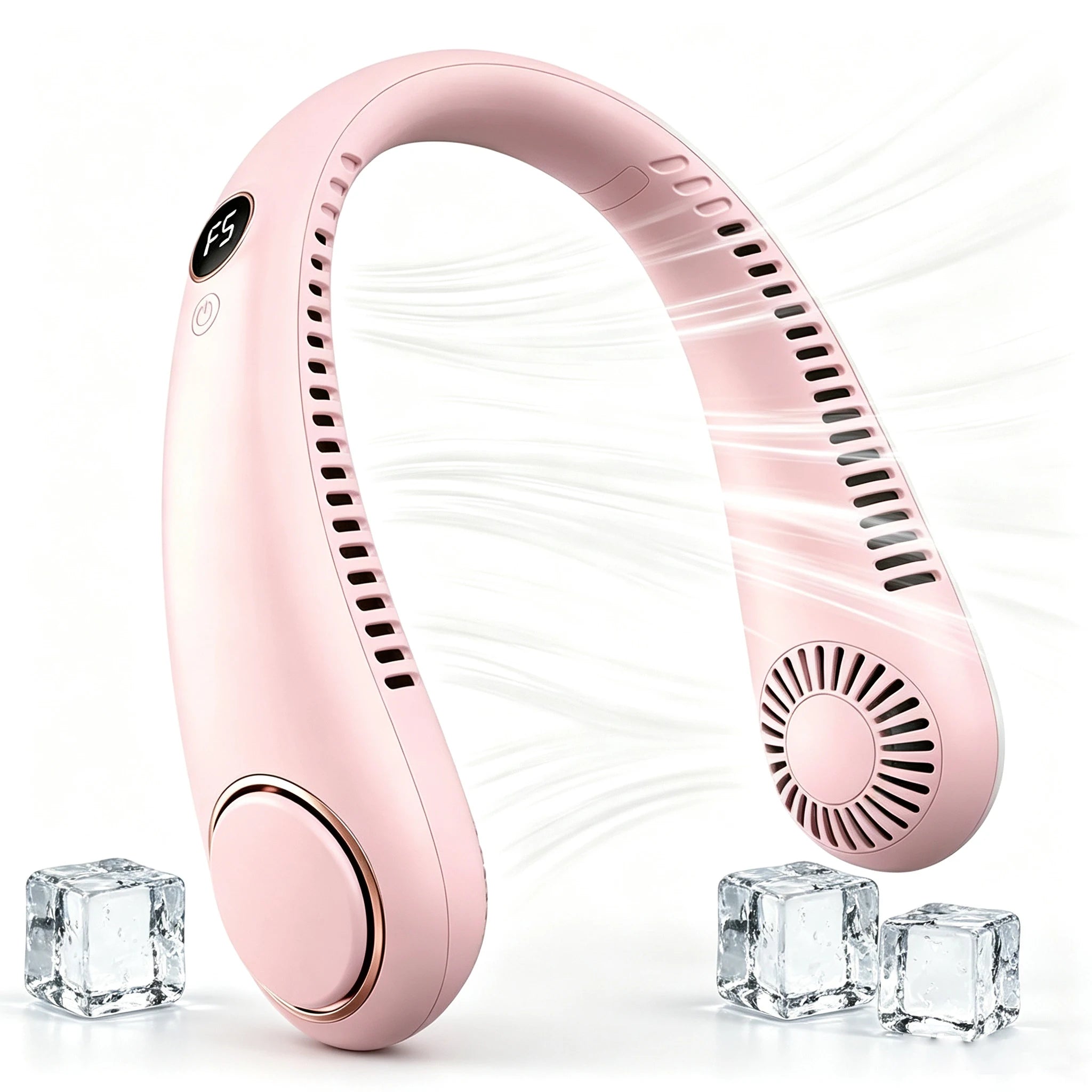 Fan Long Battery Neck Portable, Mini Summer Sport Fan