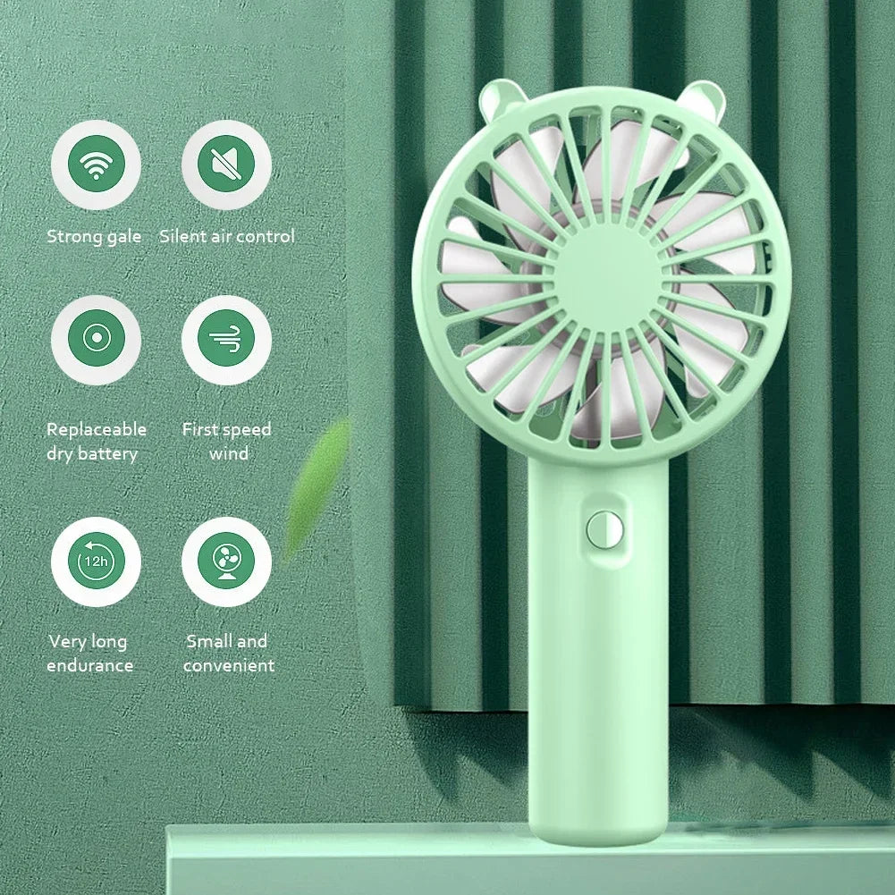 Portable USB Rechargeable Handheld Fan — Mini Cooling Fan
