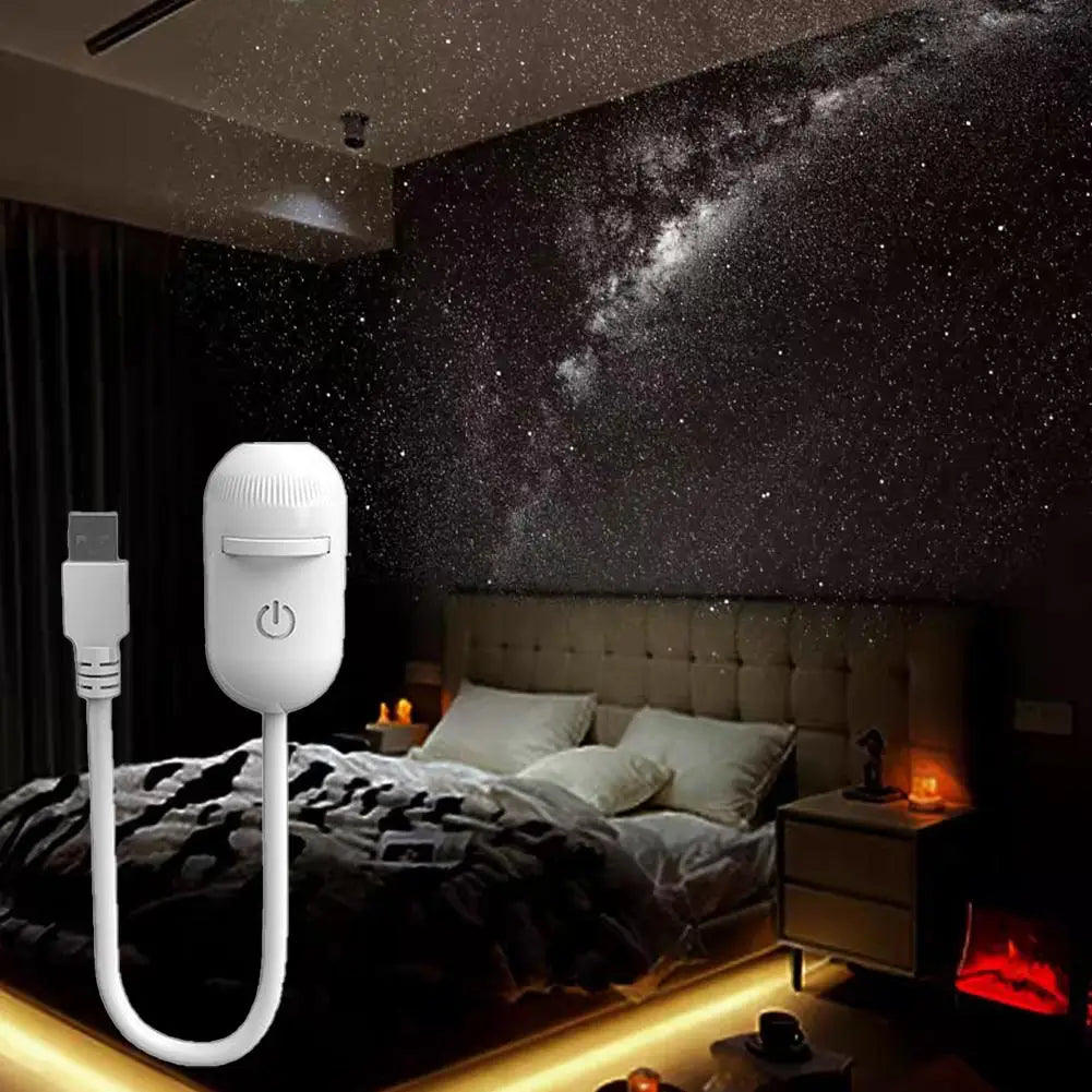 Galaxy Projector Night Light — LED Starry Sky Lamp — Home & Party Decor