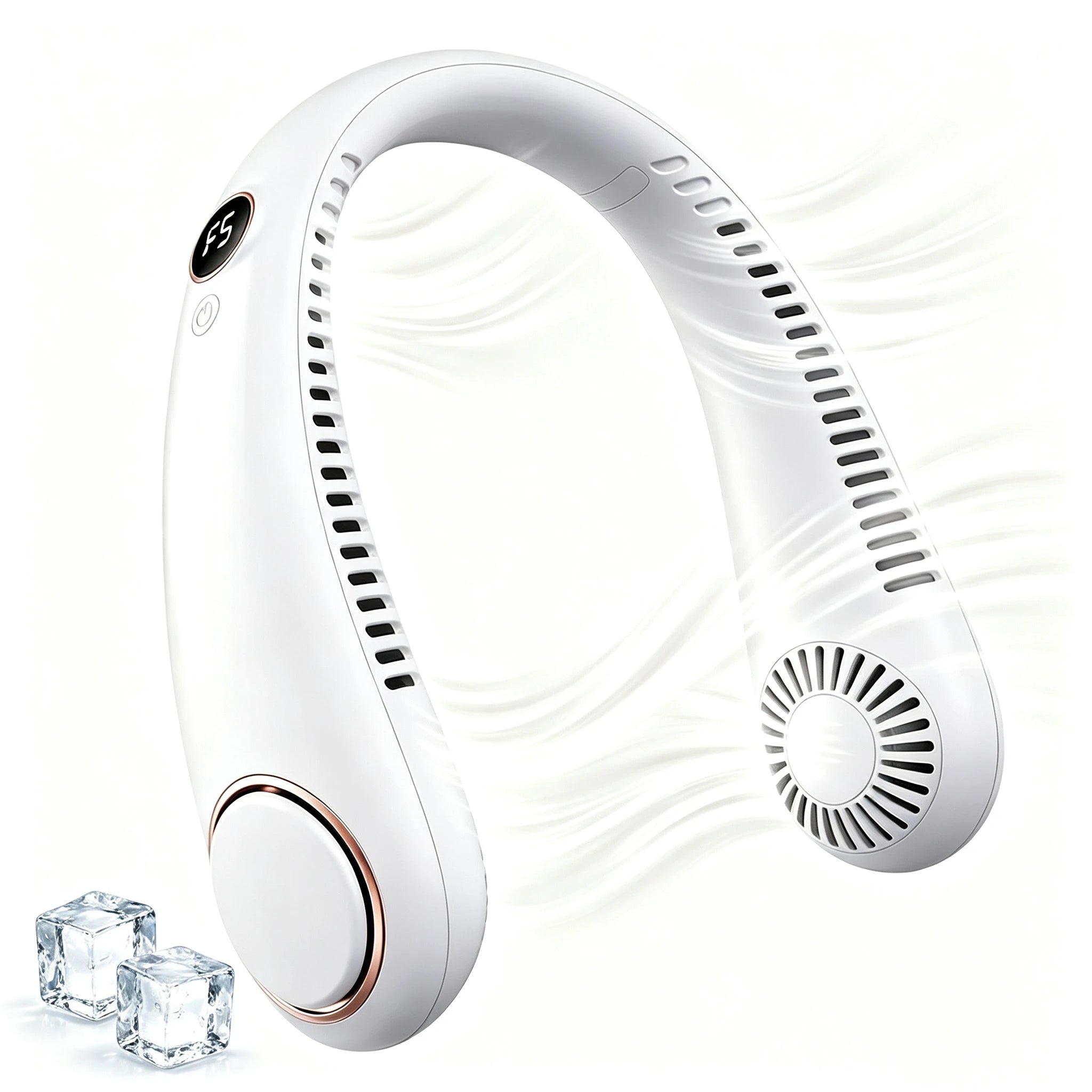 Fan Long Battery Neck Portable, Mini Summer Sport Fan