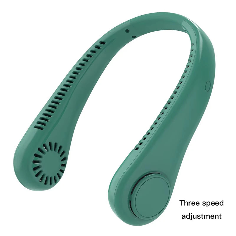 Fan Long Battery Neck Portable, Mini Summer Sport Fan