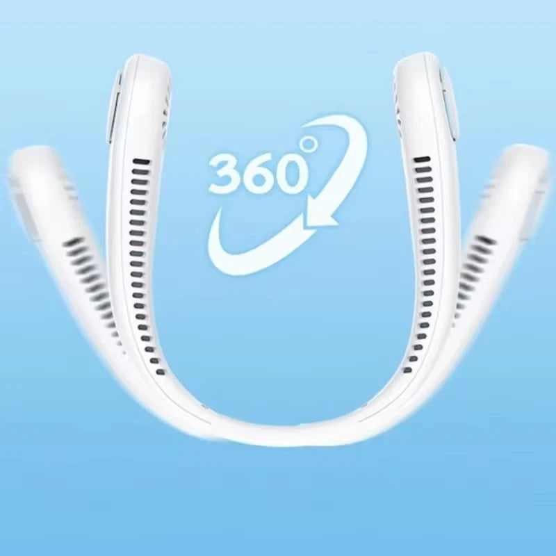 Fan Long Battery Neck Portable, Mini Summer Sport Fan