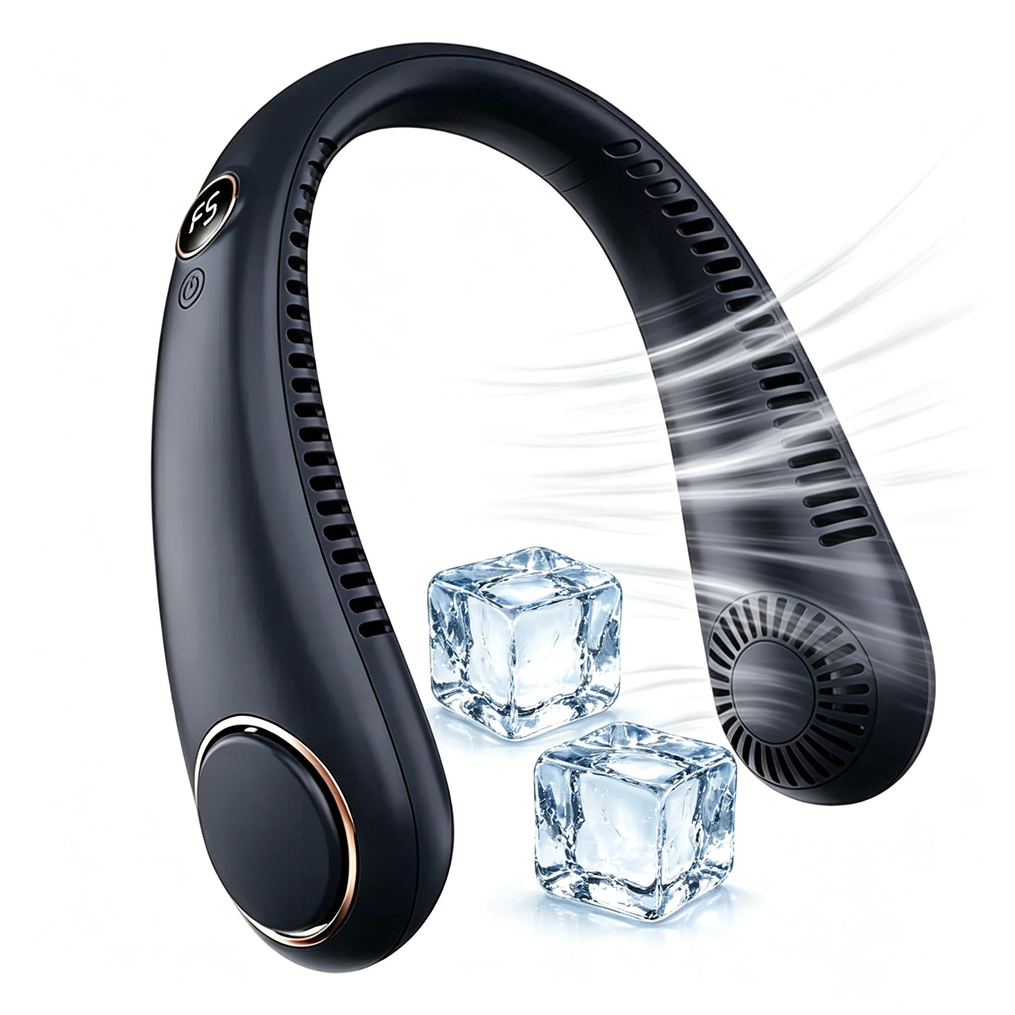 Fan Long Battery Neck Portable, Mini Summer Sport Fan