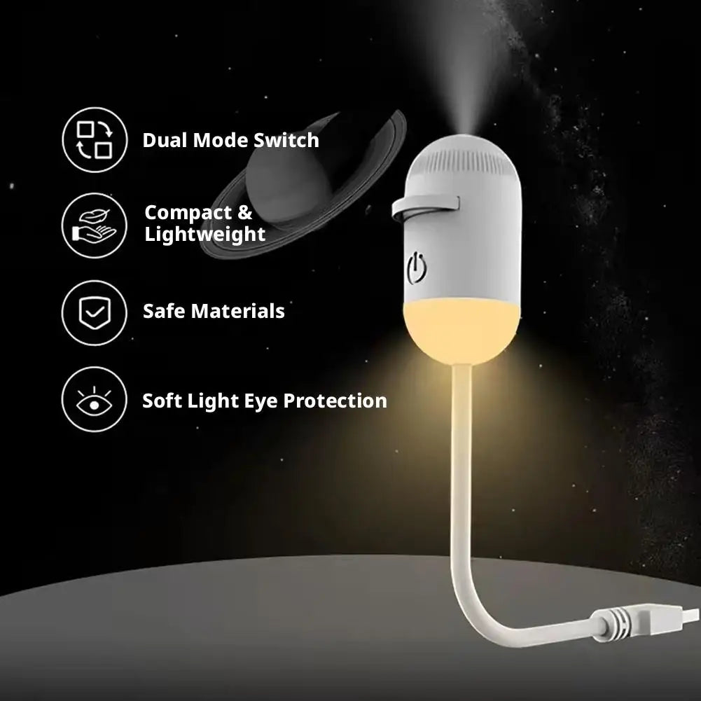 Galaxy Projector Night Light — LED Starry Sky Lamp — Home & Party Decor