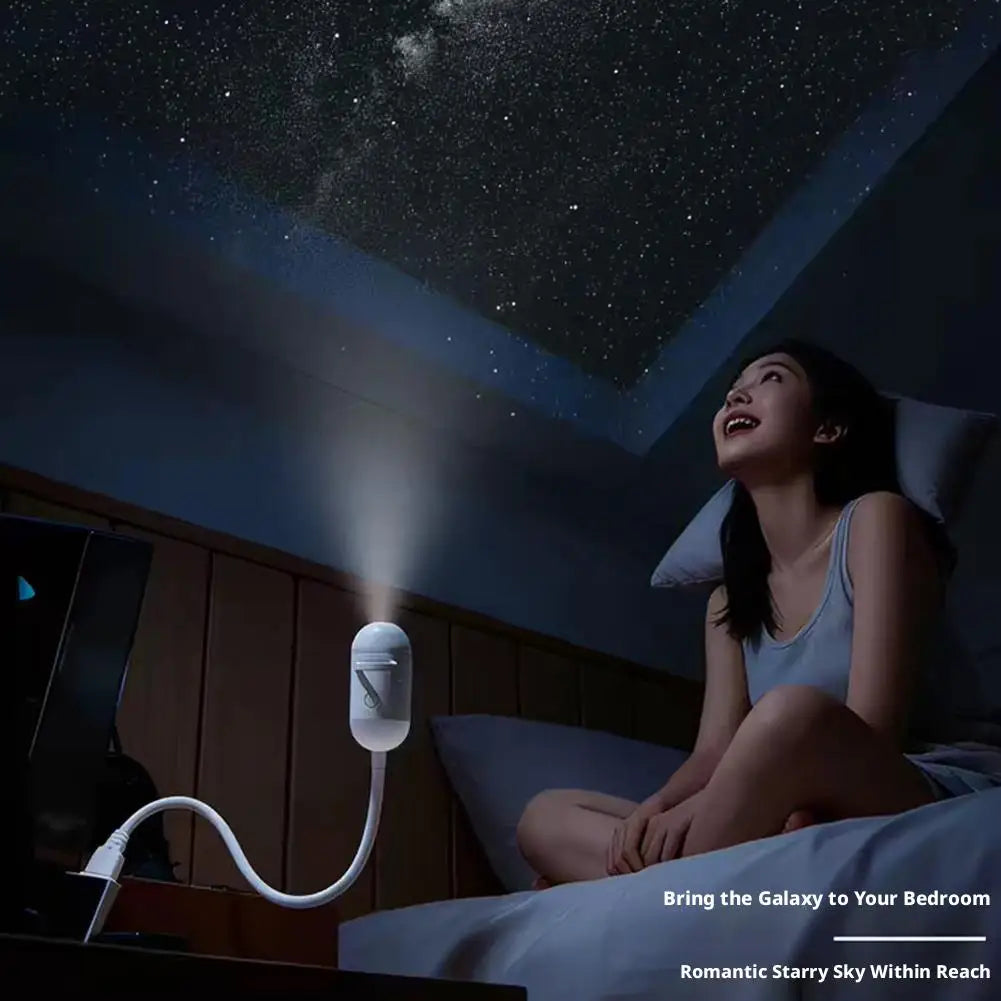 Galaxy Projector Night Light — LED Starry Sky Lamp — Home & Party Decor