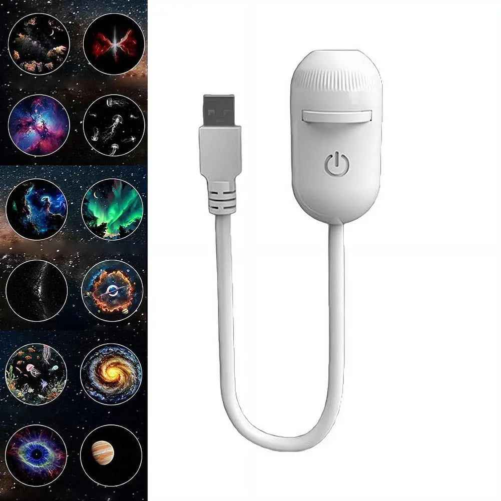 Galaxy Projector Night Light — LED Starry Sky Lamp — Home & Party Decor