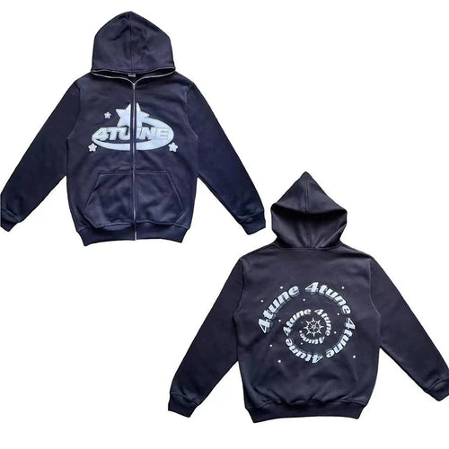 4Tune Retro Oversized Hoodie Women and Men's