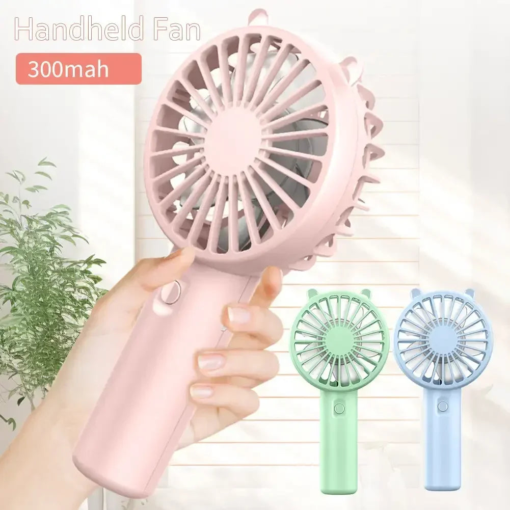 Portable USB Rechargeable Handheld Fan — Mini Cooling Fan