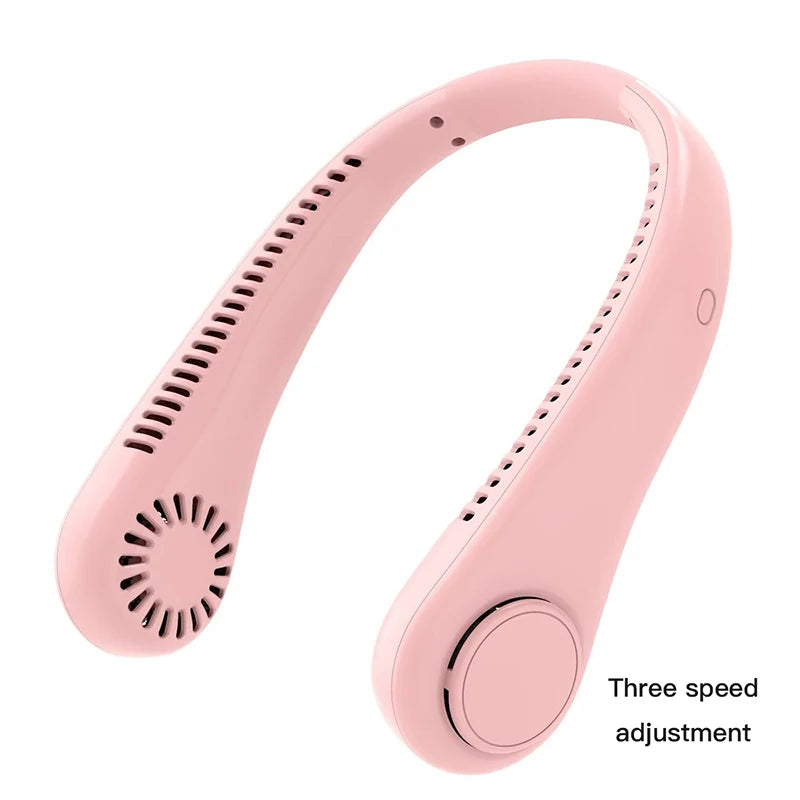 Fan Long Battery Neck Portable, Mini Summer Sport Fan